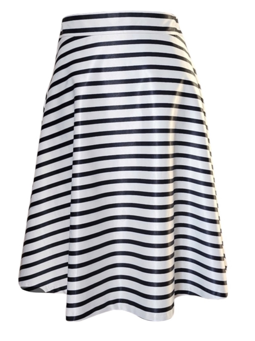 The Limited Striped A line Skirt Satin Size 10 - Picture 14 of 14